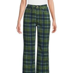 NWT WeWoreWhat / Saks Fifth Ave Plaid Dad Pants